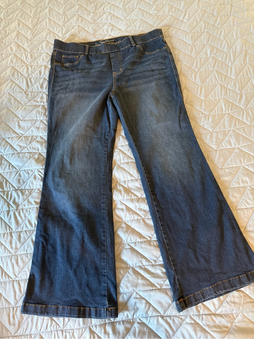 Gloria Vanderbilt Indigo Wide Leg Flare Jeans